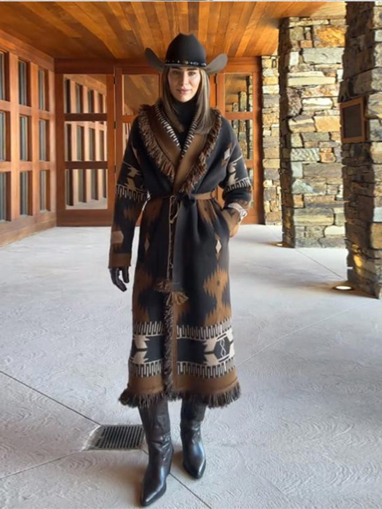 เสื้อคาร์ดิแกนผู้หญิงแบบมีพู่เ - Tassel Fringe Trim บทวิจารณ์และราคา
