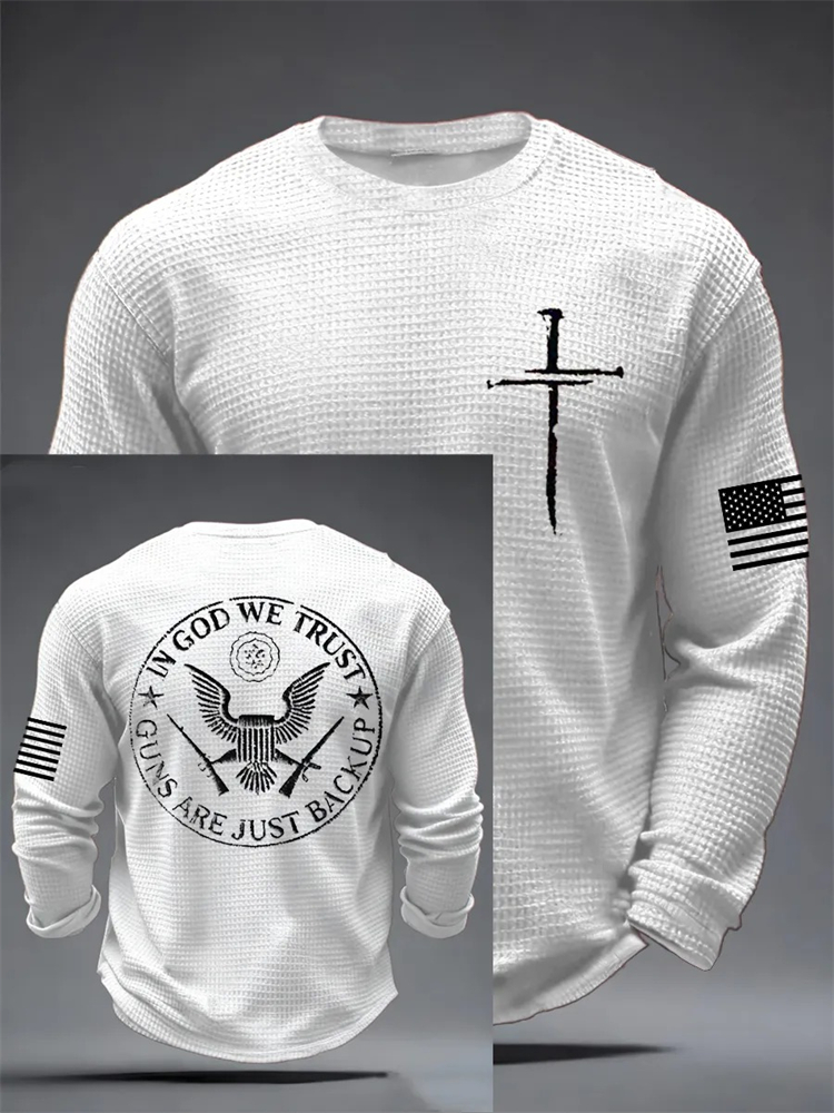เสื้อยืดแขนยาวผู้ชาย ลายพิมพ์  - Embellish Knit บทวิจารณ์และราคา