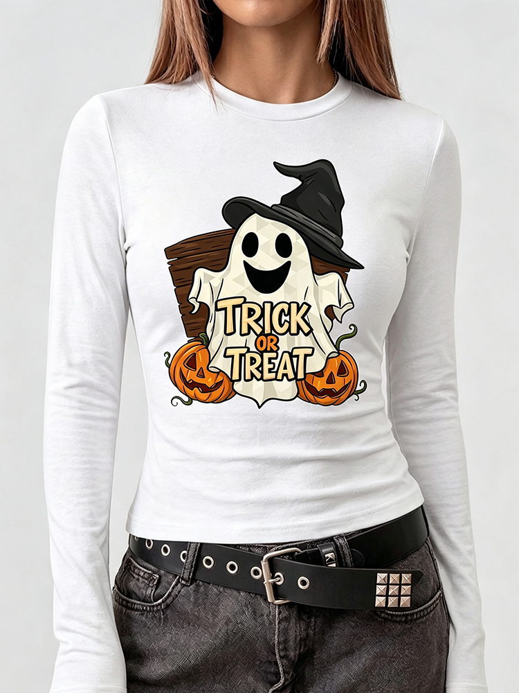 เสื้อยืดแขนยาวพิมพ์ลายใยแมงมุม - Embellish Knit บทวิจารณ์และราคา