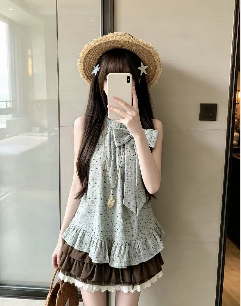 ชุดเซ็ต 2 ชิ้น สไตล์วินเทจญี่ป - Elastic Lace Trim บทวิจารณ์และราคา