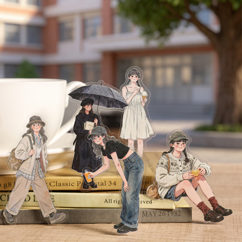 ชุดสติกเกอร์ตัวละครผู้หญิงสวยส - Embellishments For Scrapbooking บทวิจารณ์และราคา